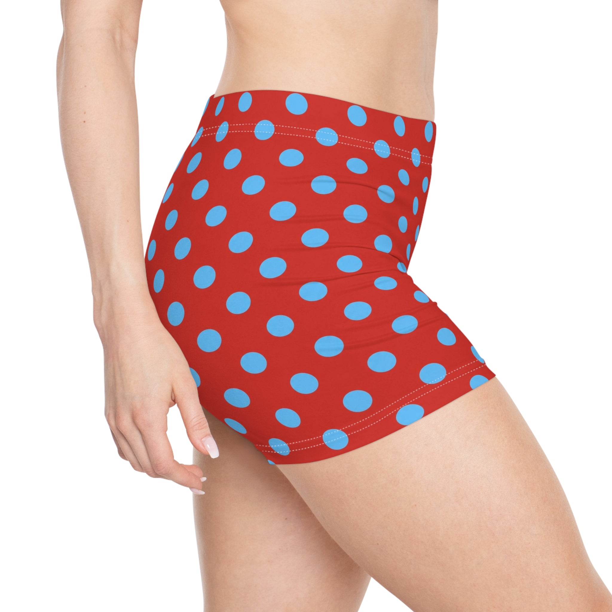 Riviera Romance Polka Dot Mini Shorts
