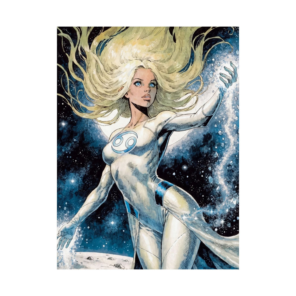 Cancer Superhero Art Print