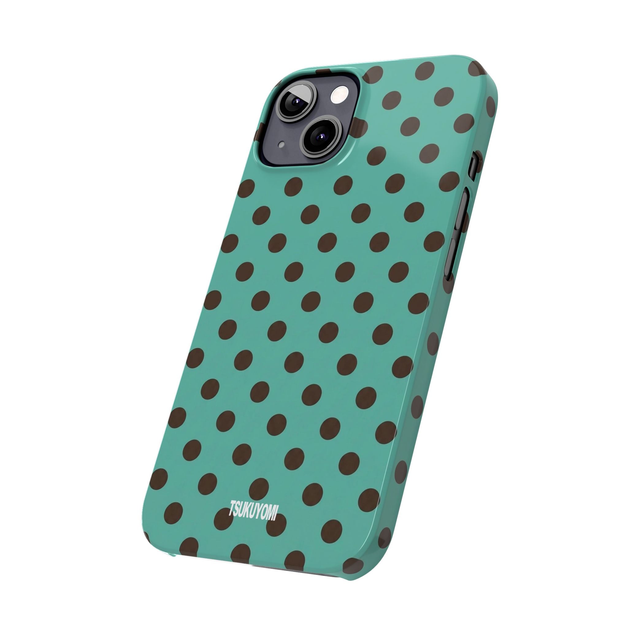 Palm Espresso Polka Dot Phone Case