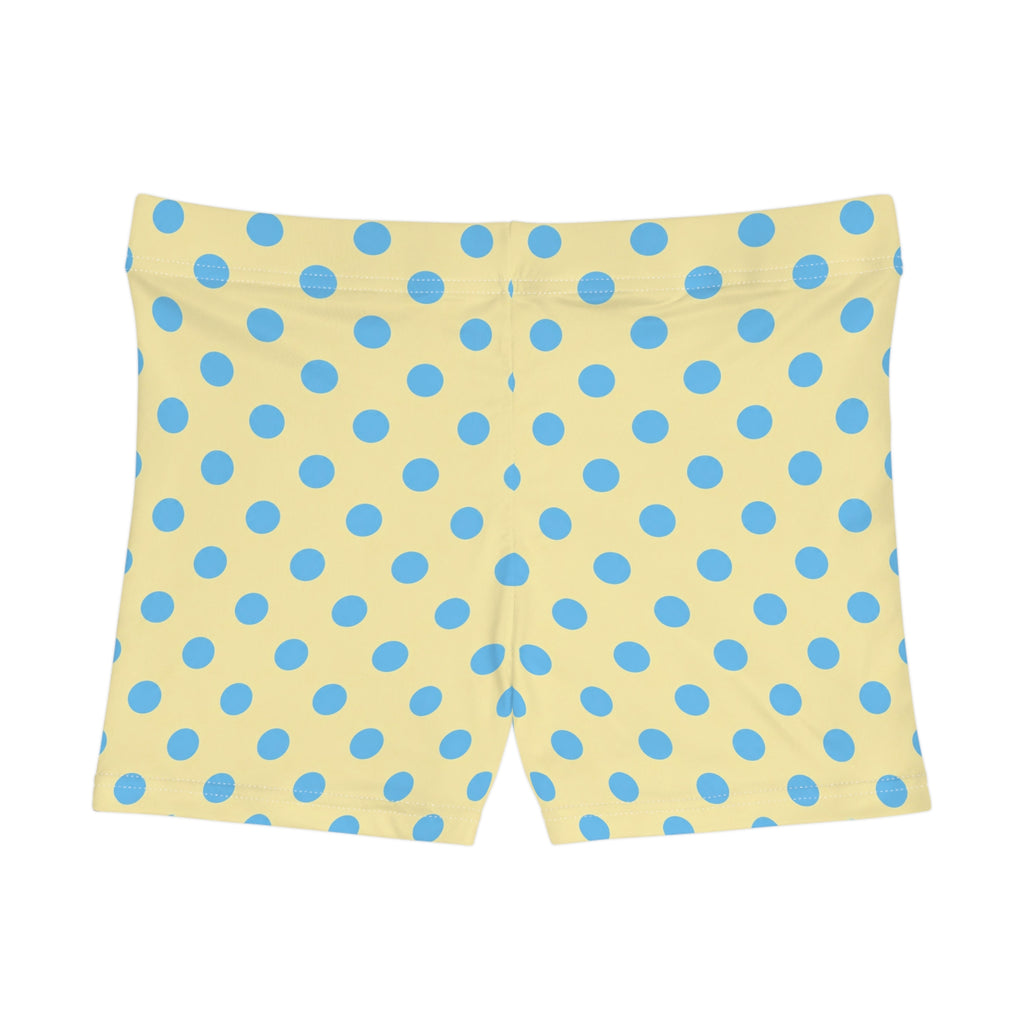 Coastal Breakfast Polka Dot Mini Shorts