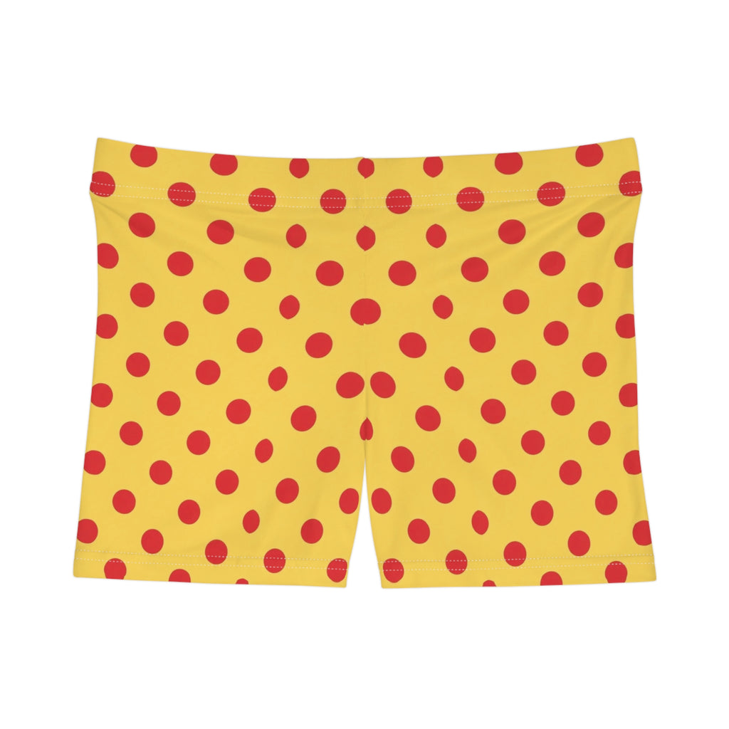 Sicilian Summer Polka Dot Mini Shorts