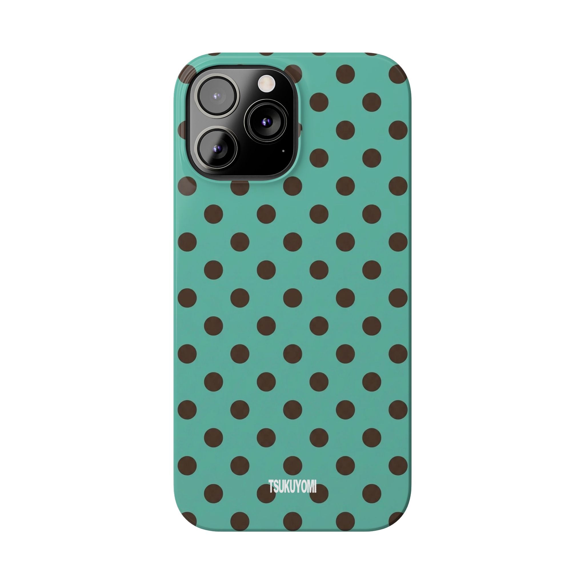 Palm Espresso Polka Dot Phone Case