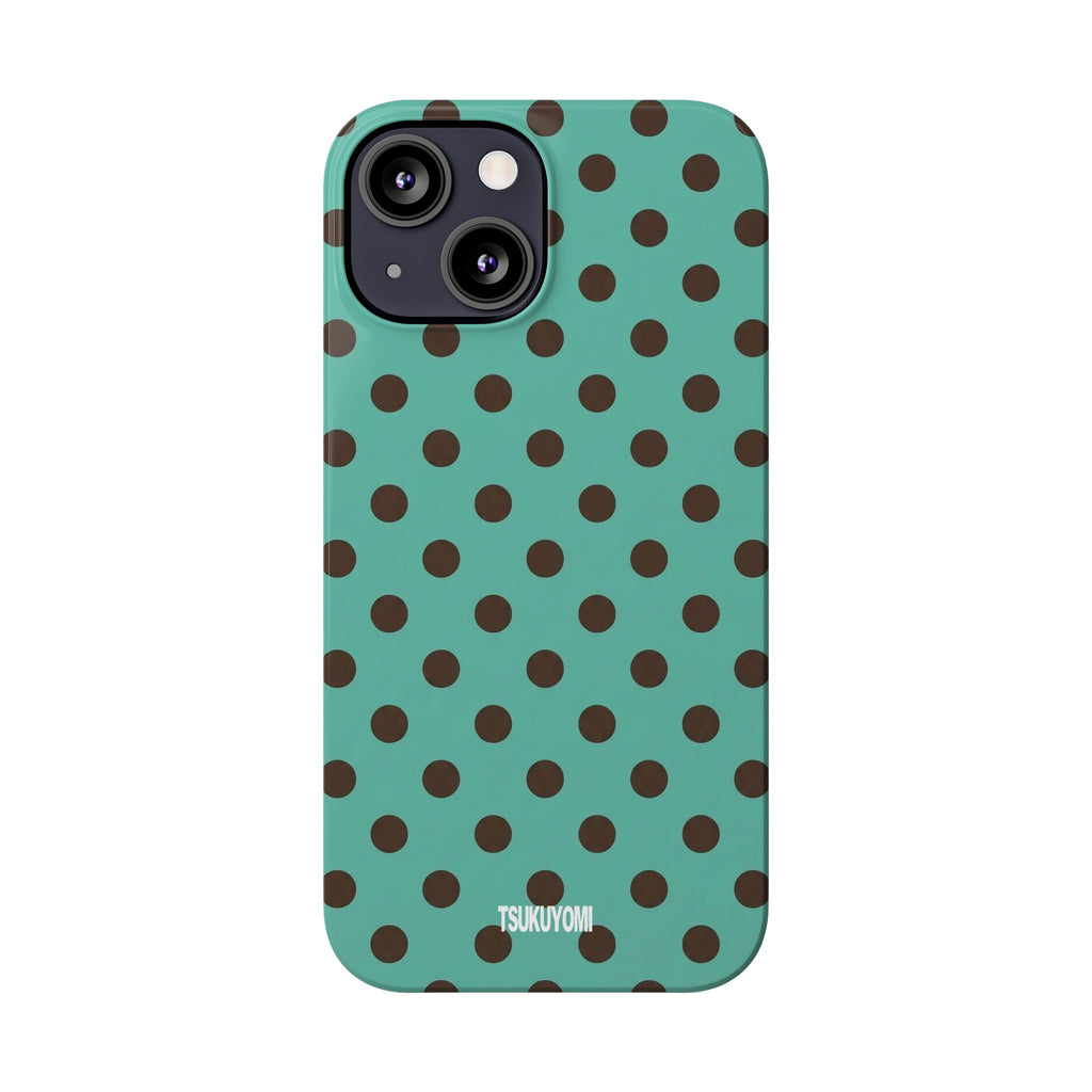 Palm Espresso Polka Dot Phone Case