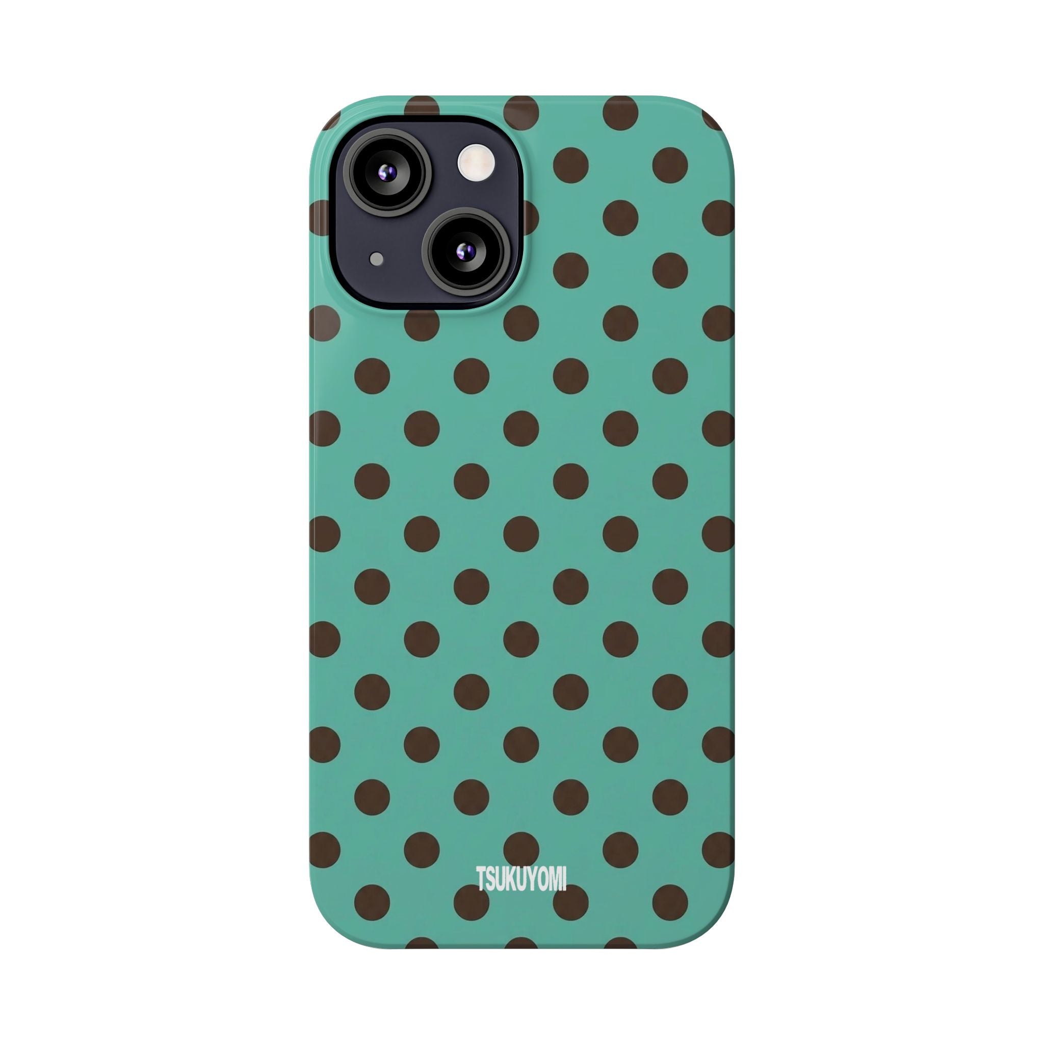 Palm Espresso Polka Dot Phone Case