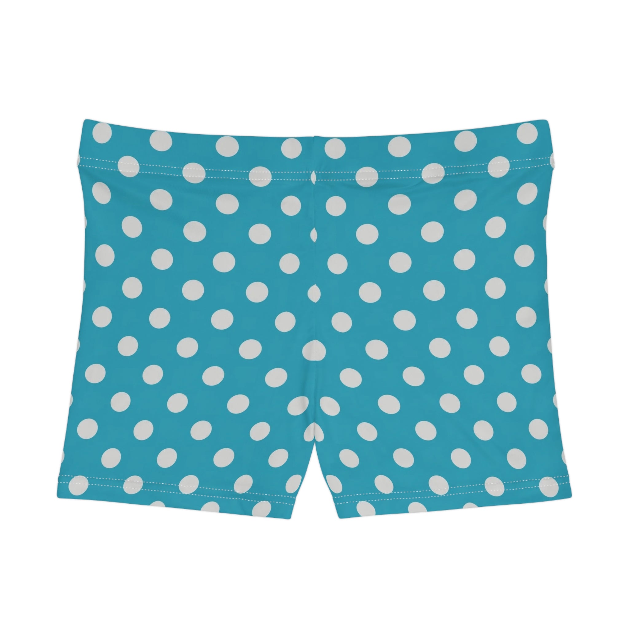 Blue Grotto Polka Dot Mini Shorts