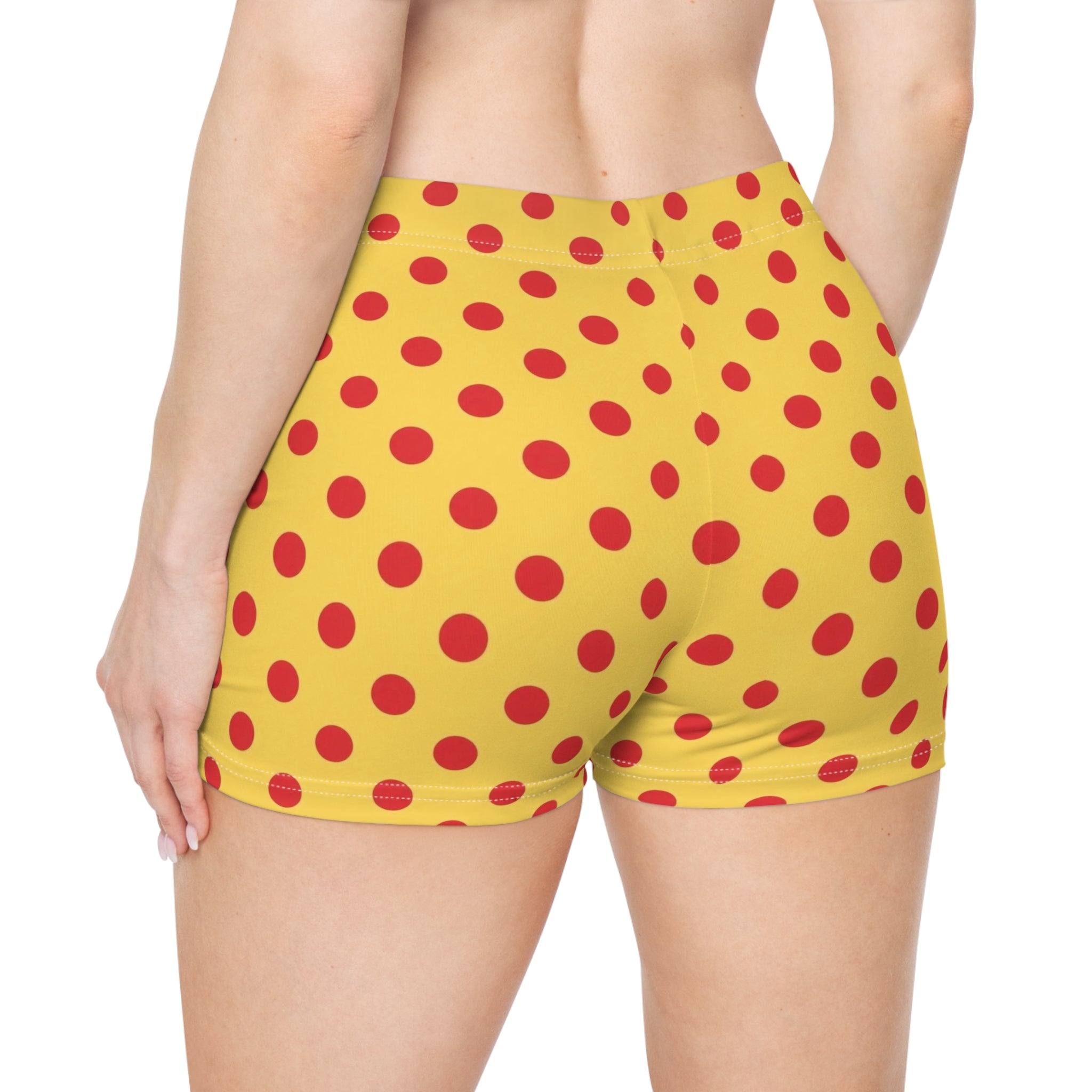 Sicilian Summer Polka Dot Mini Shorts