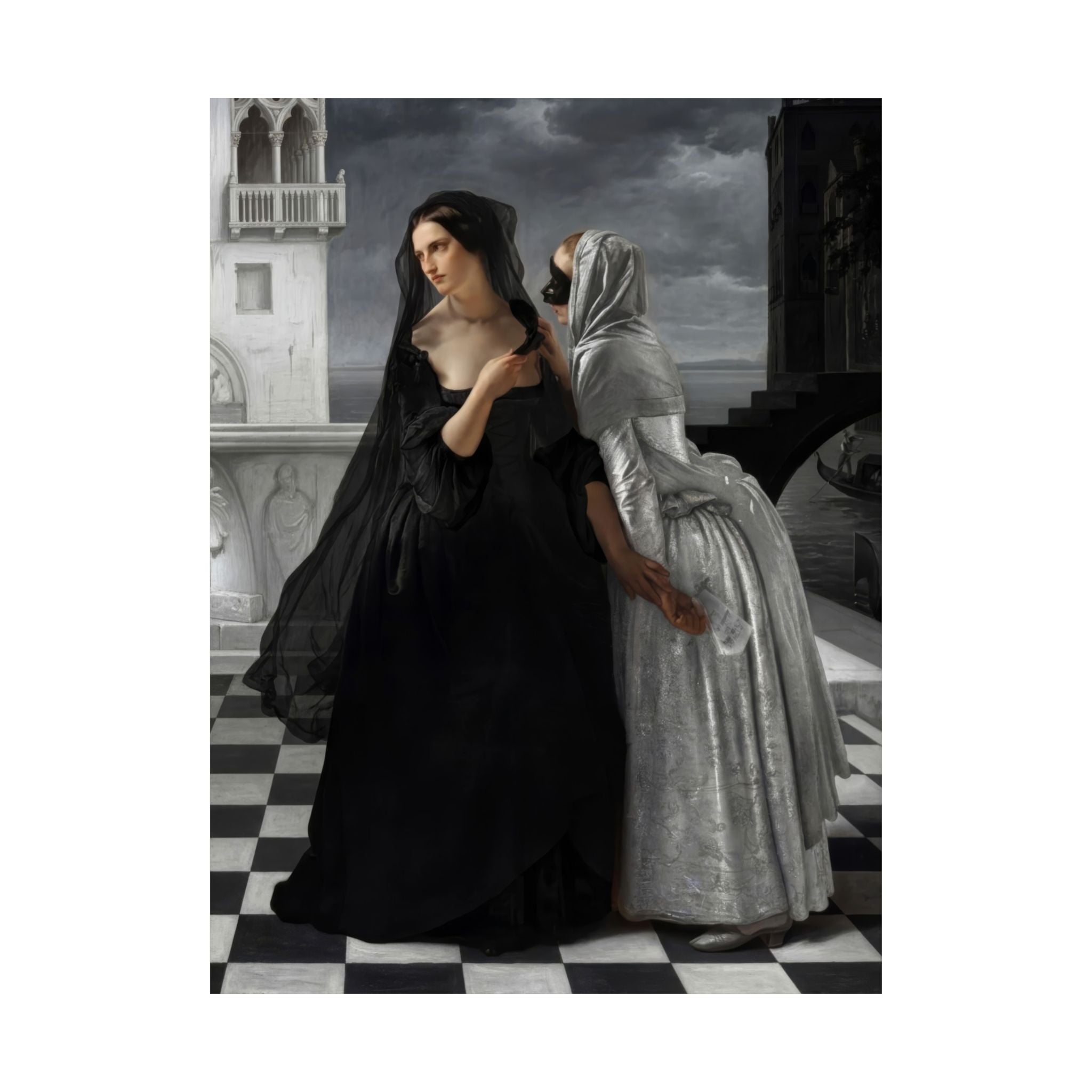 Gemini Zodiac Art Print - The Council of Revenge Reimagined - Vertical Poster