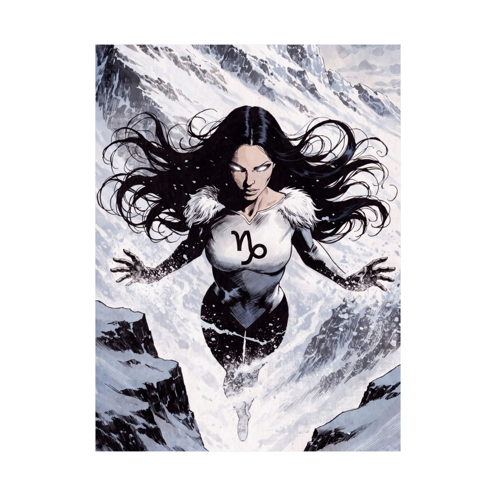 Capricorn Superhero Art Print