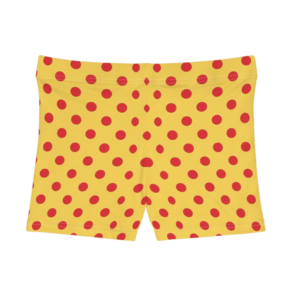 Sicilian Summer Polka Dot Mini Shorts