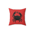 Cancer Gothic Pillow | Faux Suede Square Pillow
