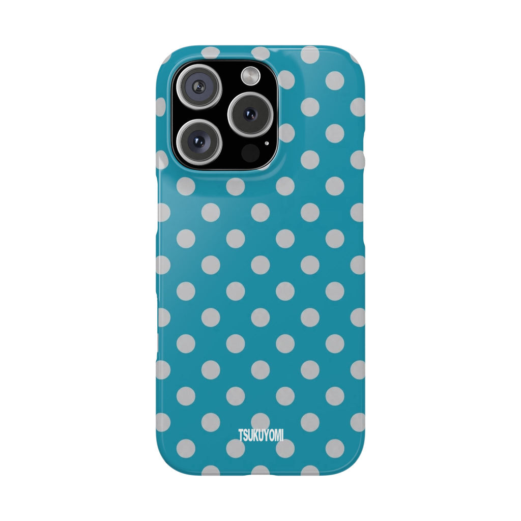 Blue Grotto Polka Dot Phone Case