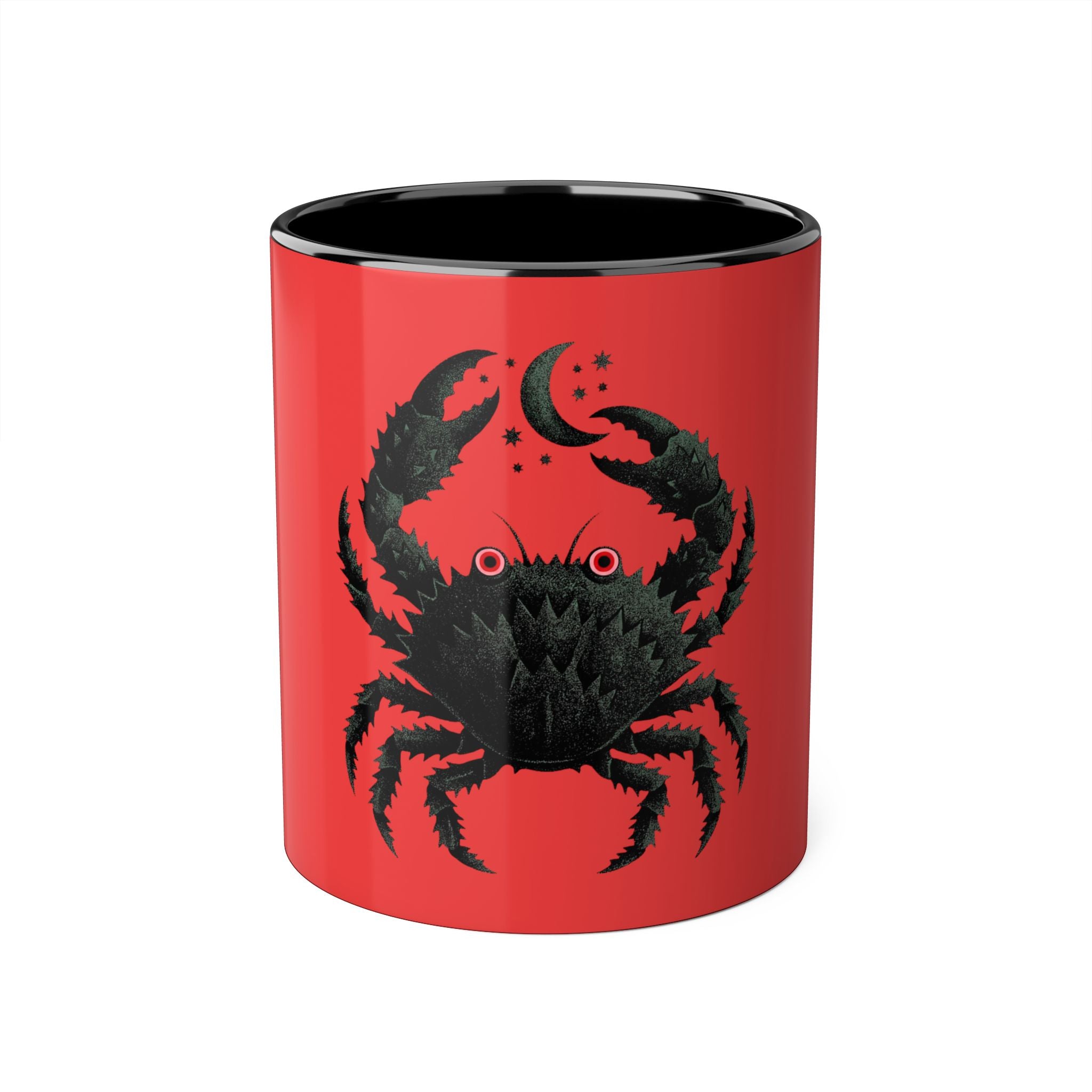 Cancer Zodiac Sign Illustrated Mug | Astrology 11oz Coffee Mug | Horoscope Art Mug