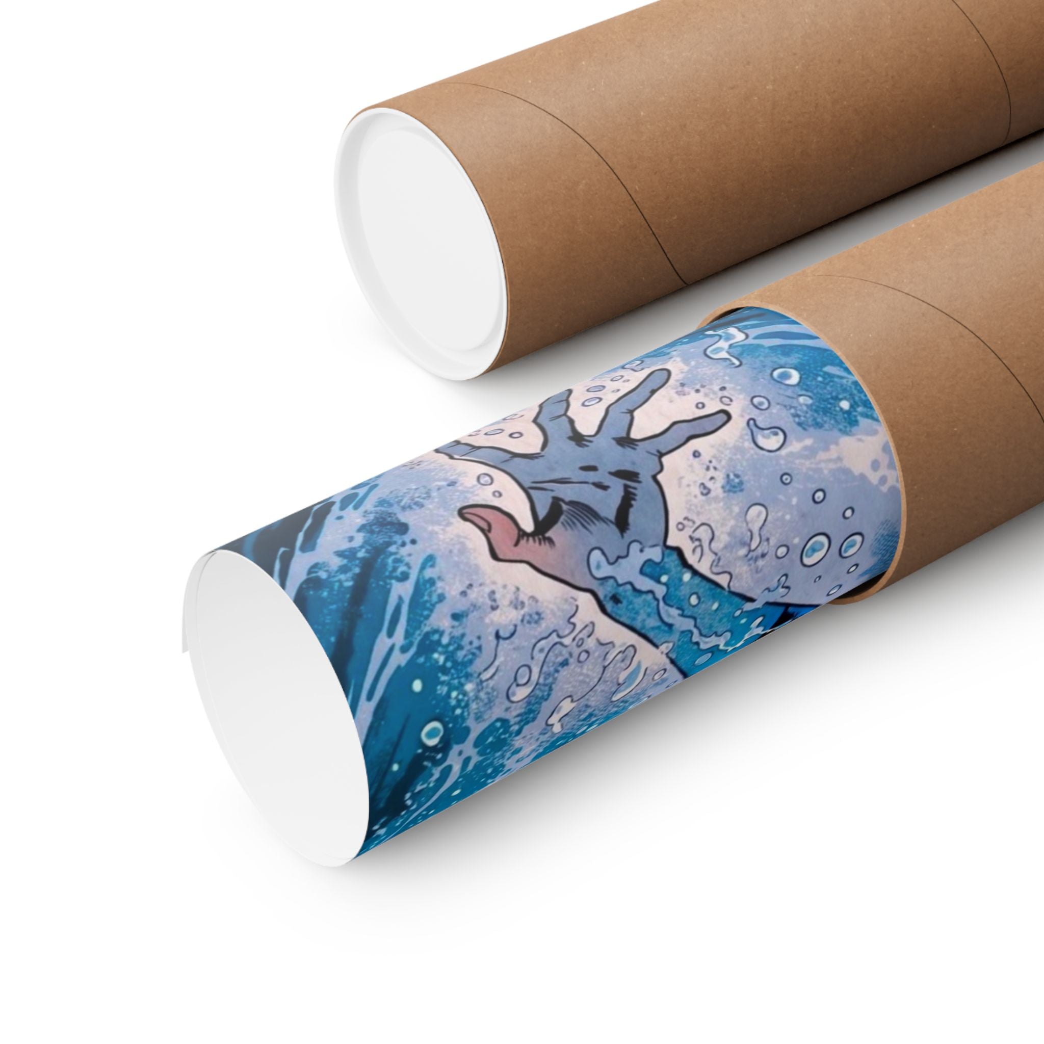 Pisces Superhero Art Print