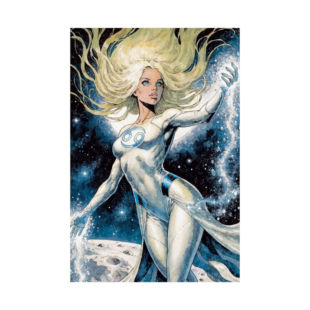 Cancer Superhero Art Print
