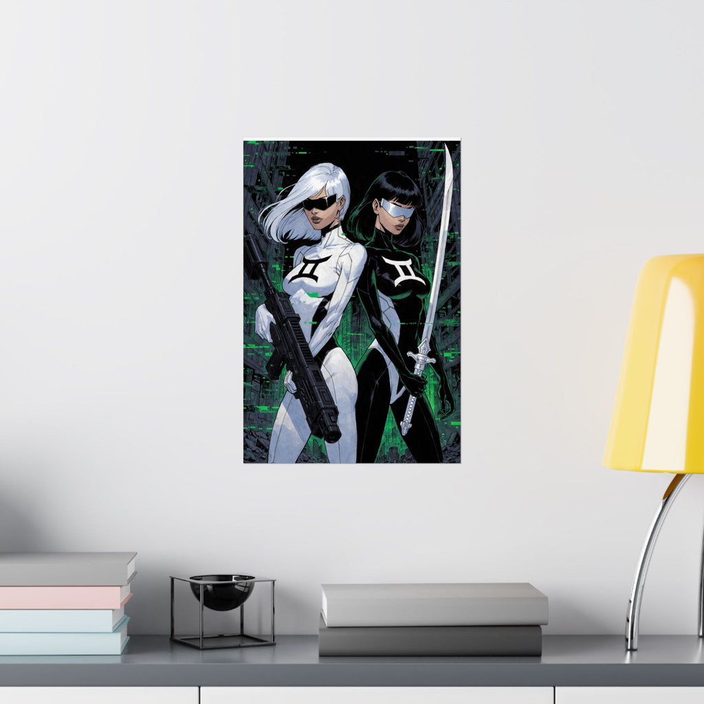 Gemini Superhero Art Print