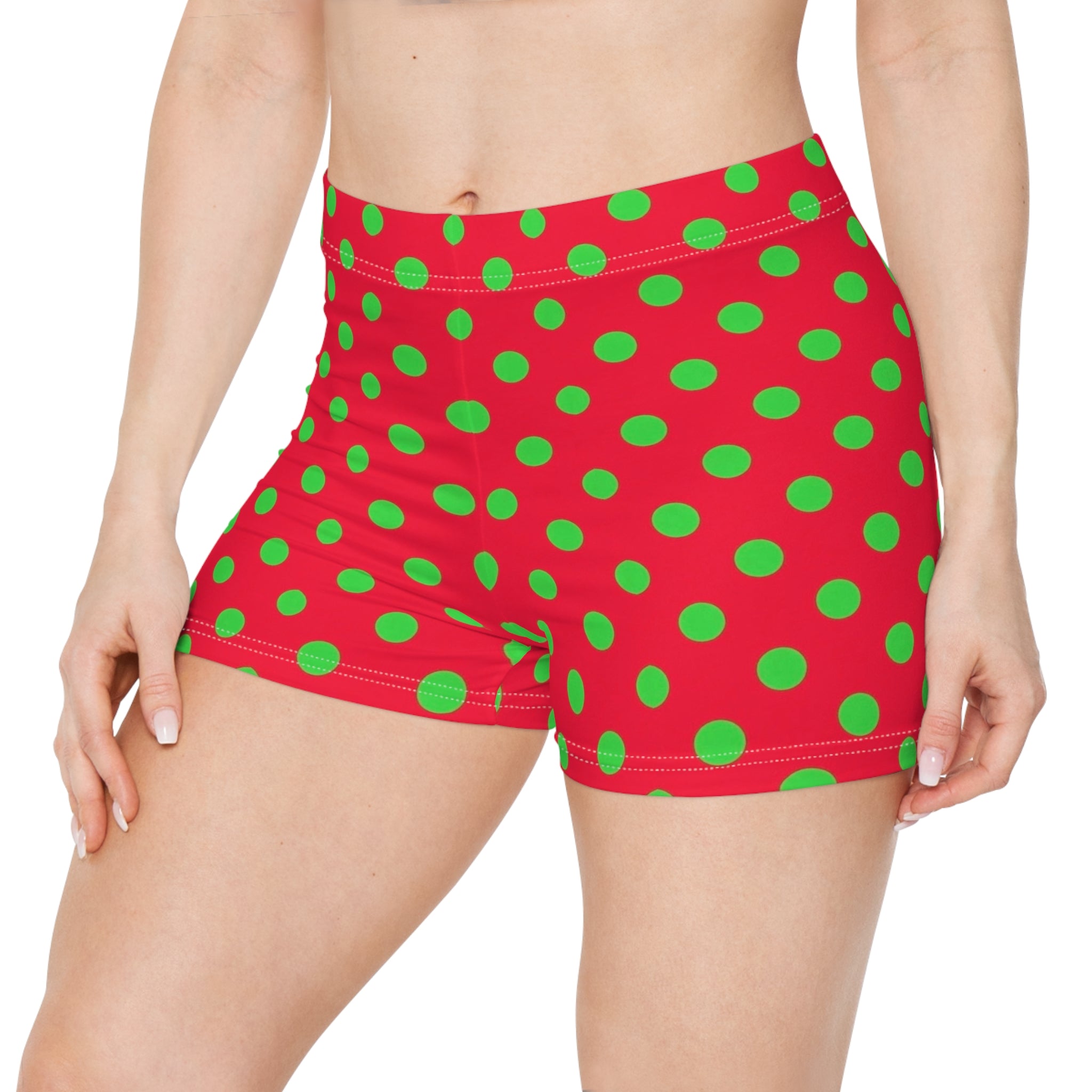 Island Market Polka Dot Mini Shorts
