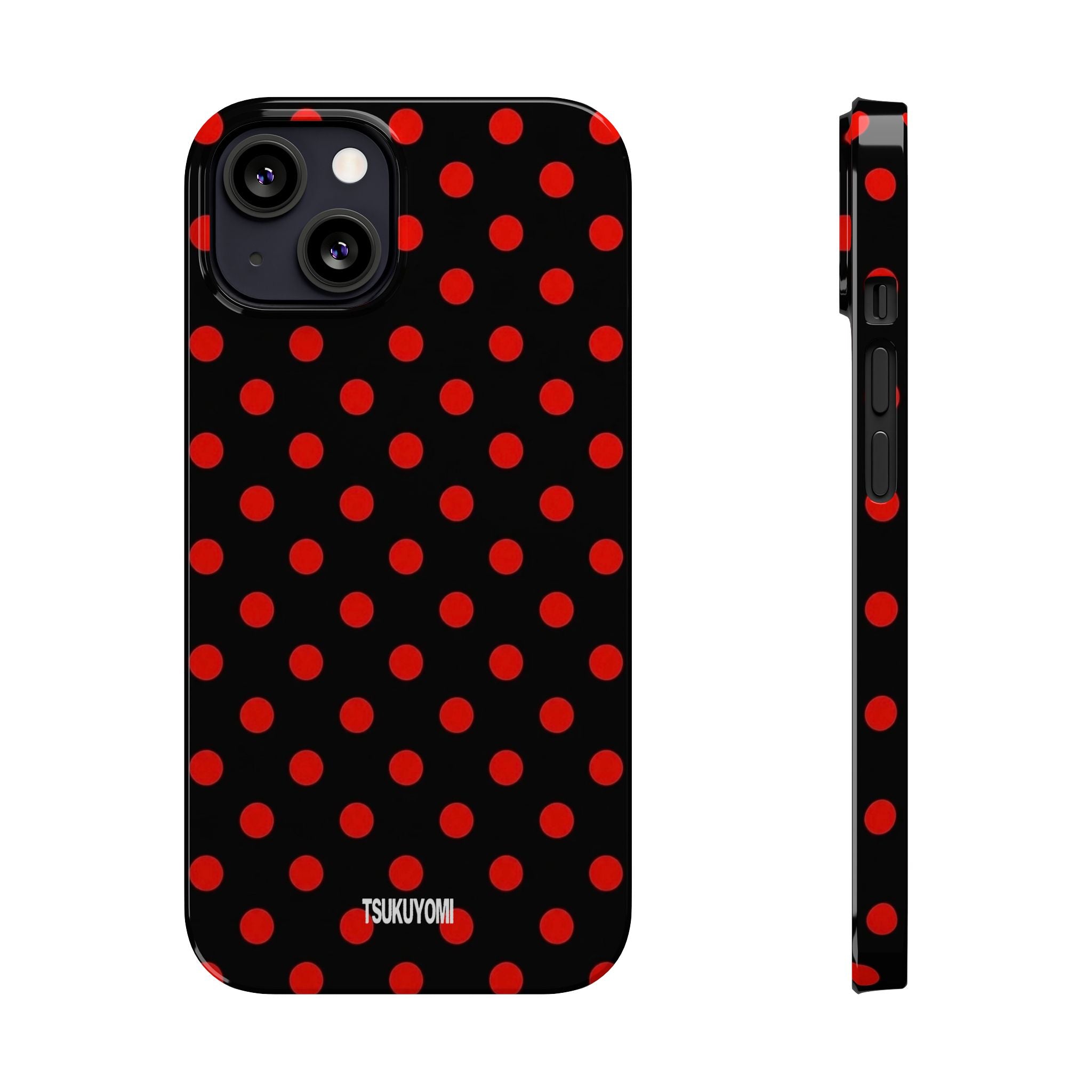 Black Widow Polka Dot Phone Case