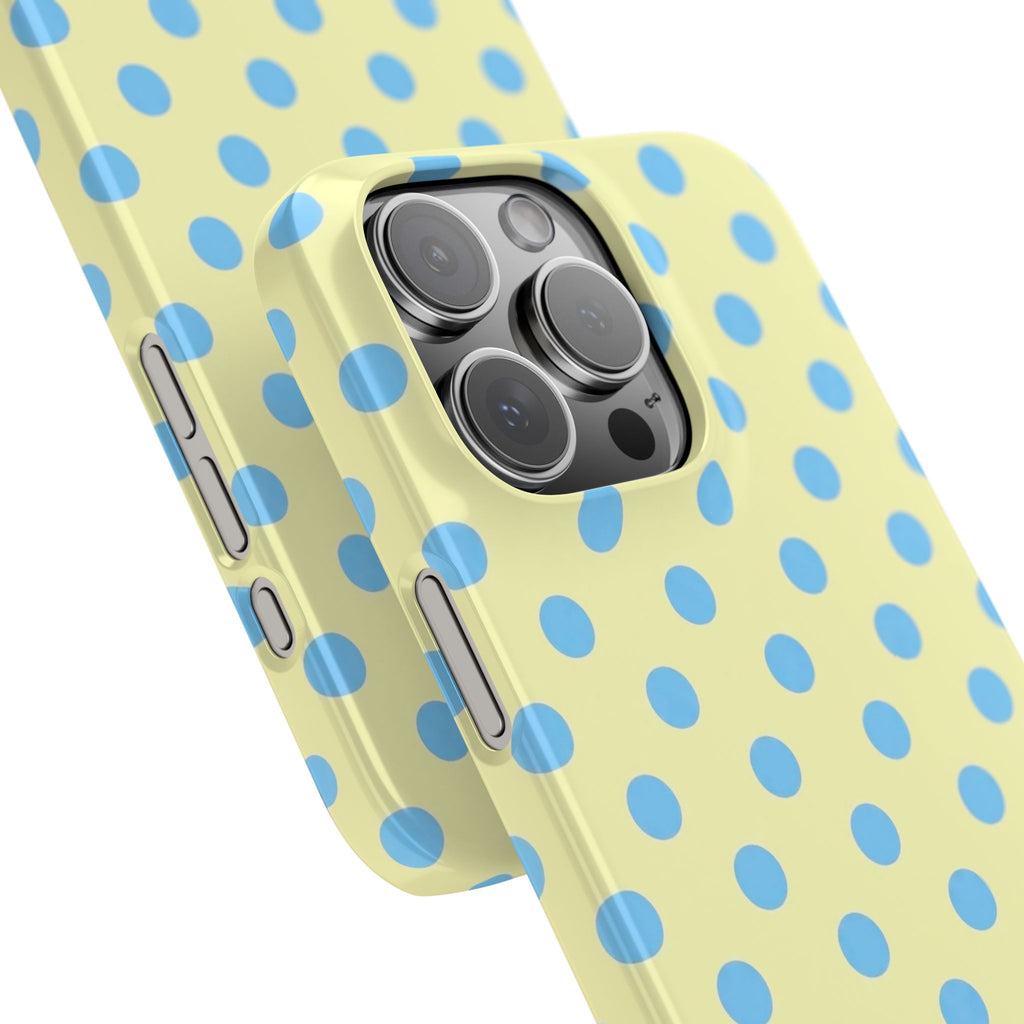 Morning in Capri Polka Dot Phone Case