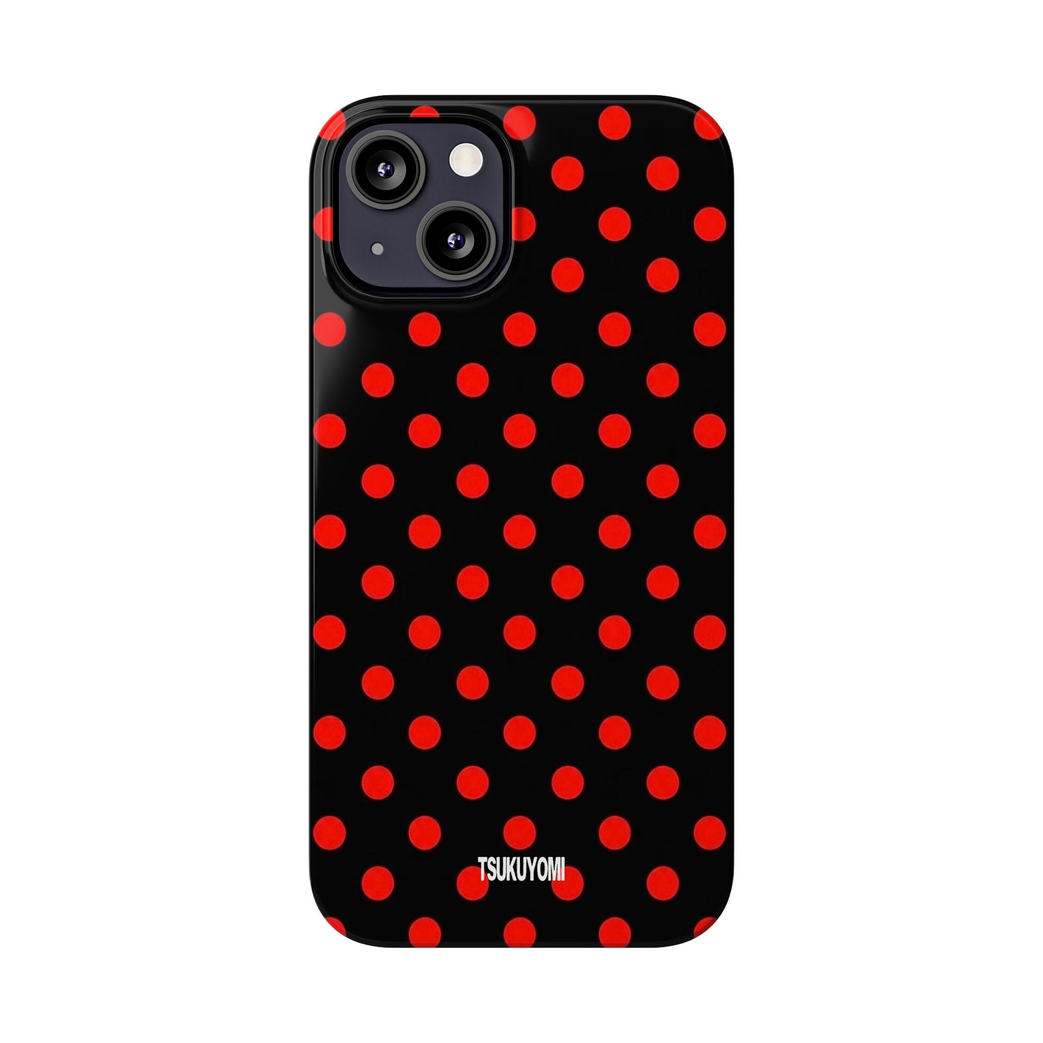 Black Widow Polka Dot Phone Case