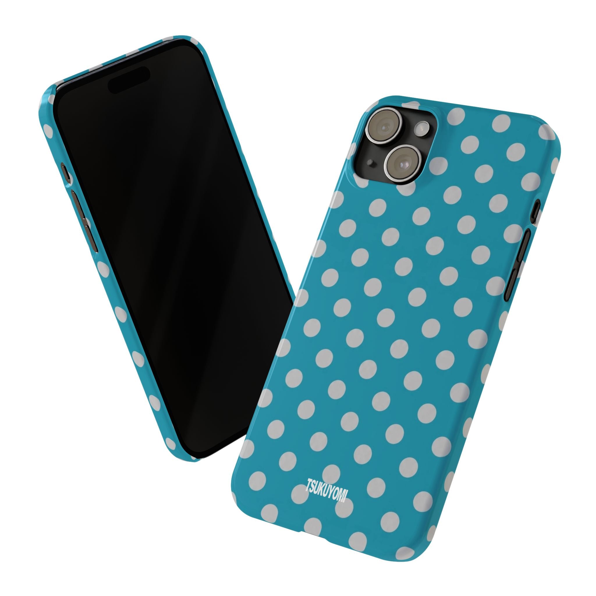 Blue Grotto Polka Dot Phone Case