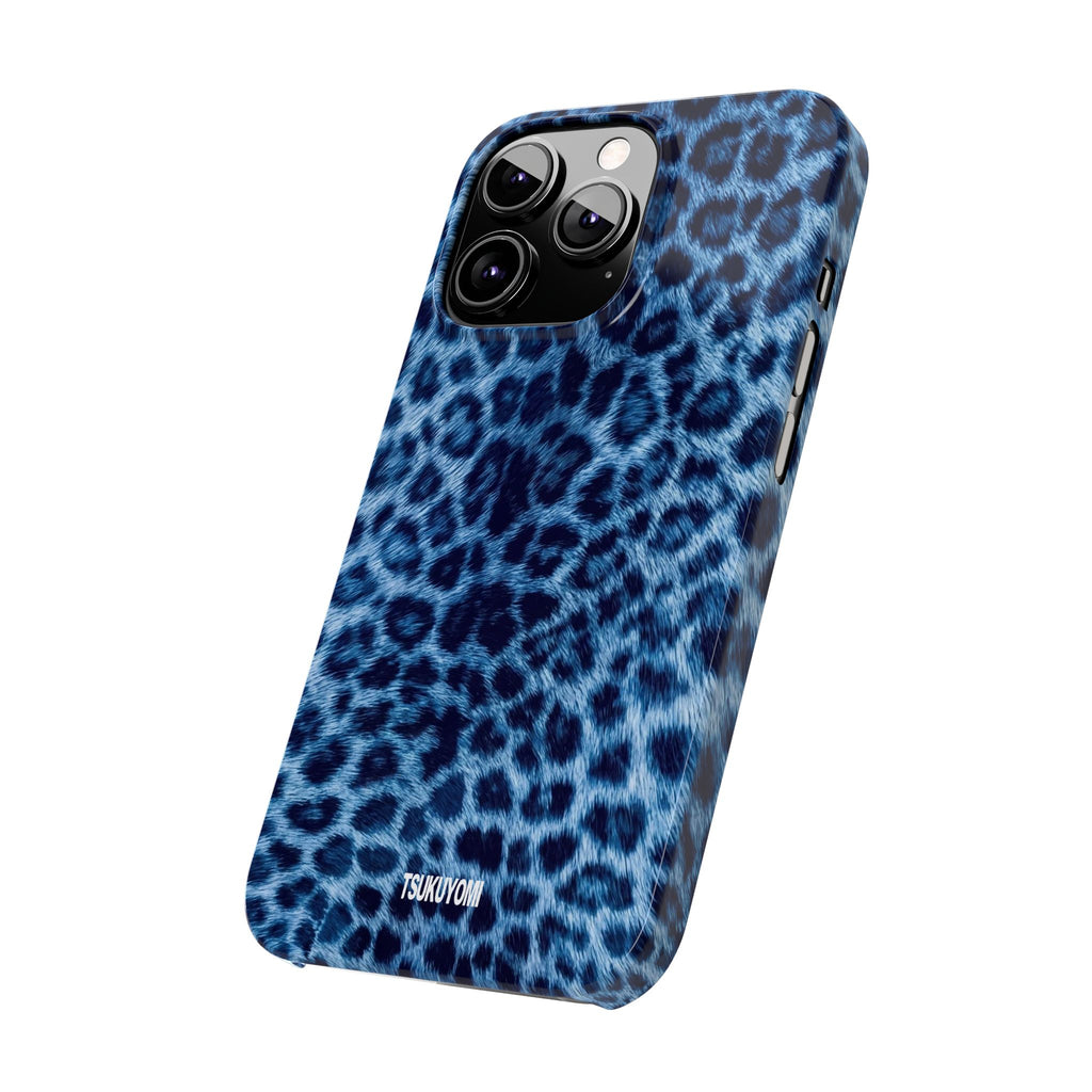 Blue Leopard Phone Case