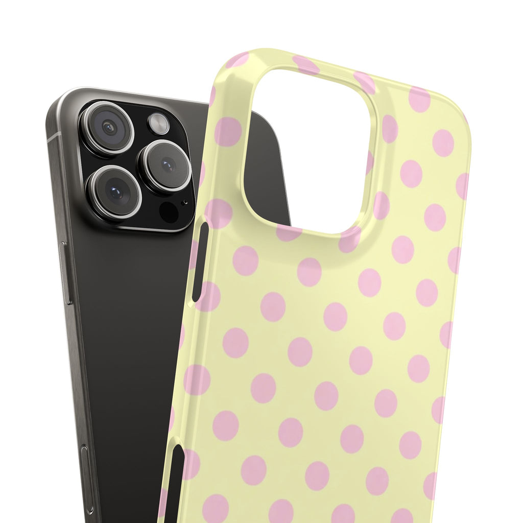 Sunday in Paris Polka Dot Phone Case