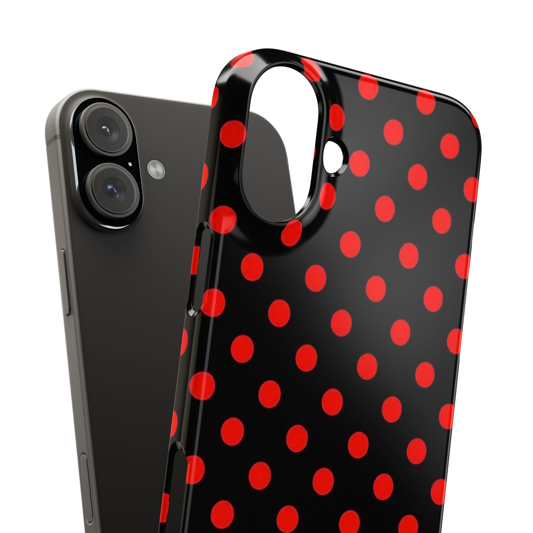 Black Widow Polka Dot Phone Case