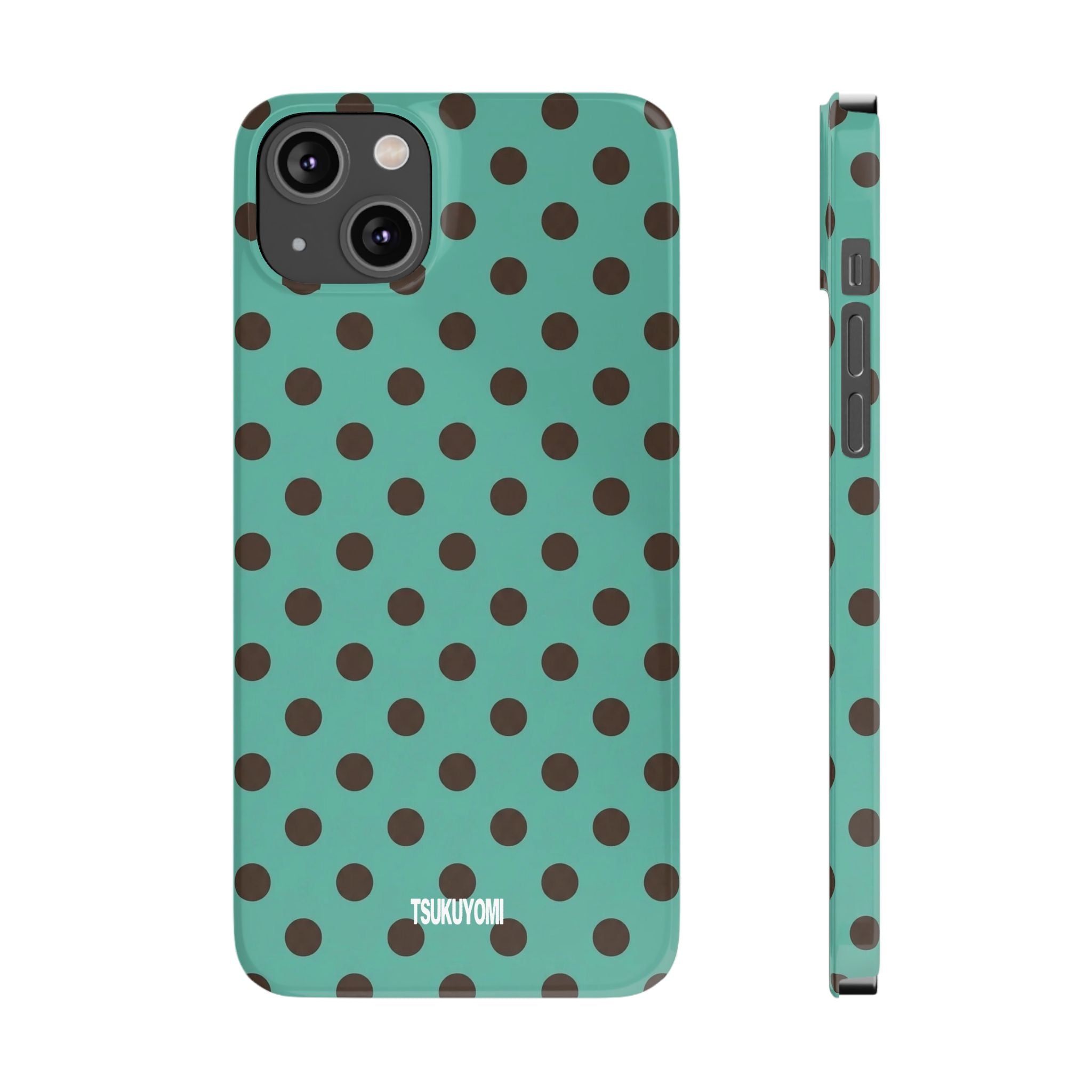 Palm Espresso Polka Dot Phone Case