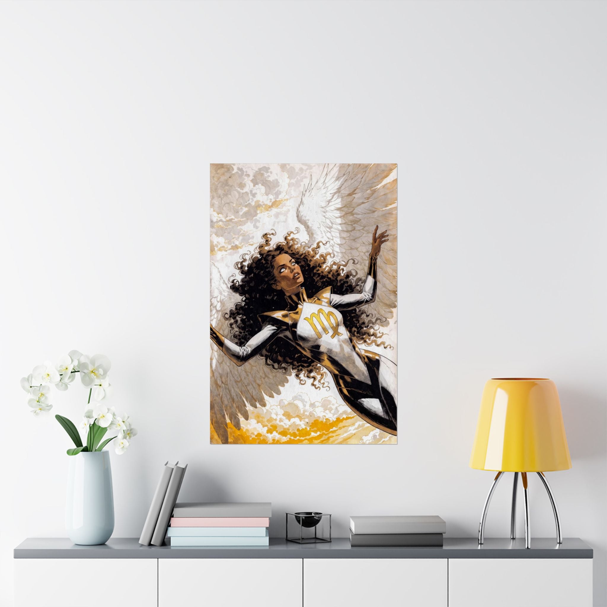 Virgo Superhero Art Print