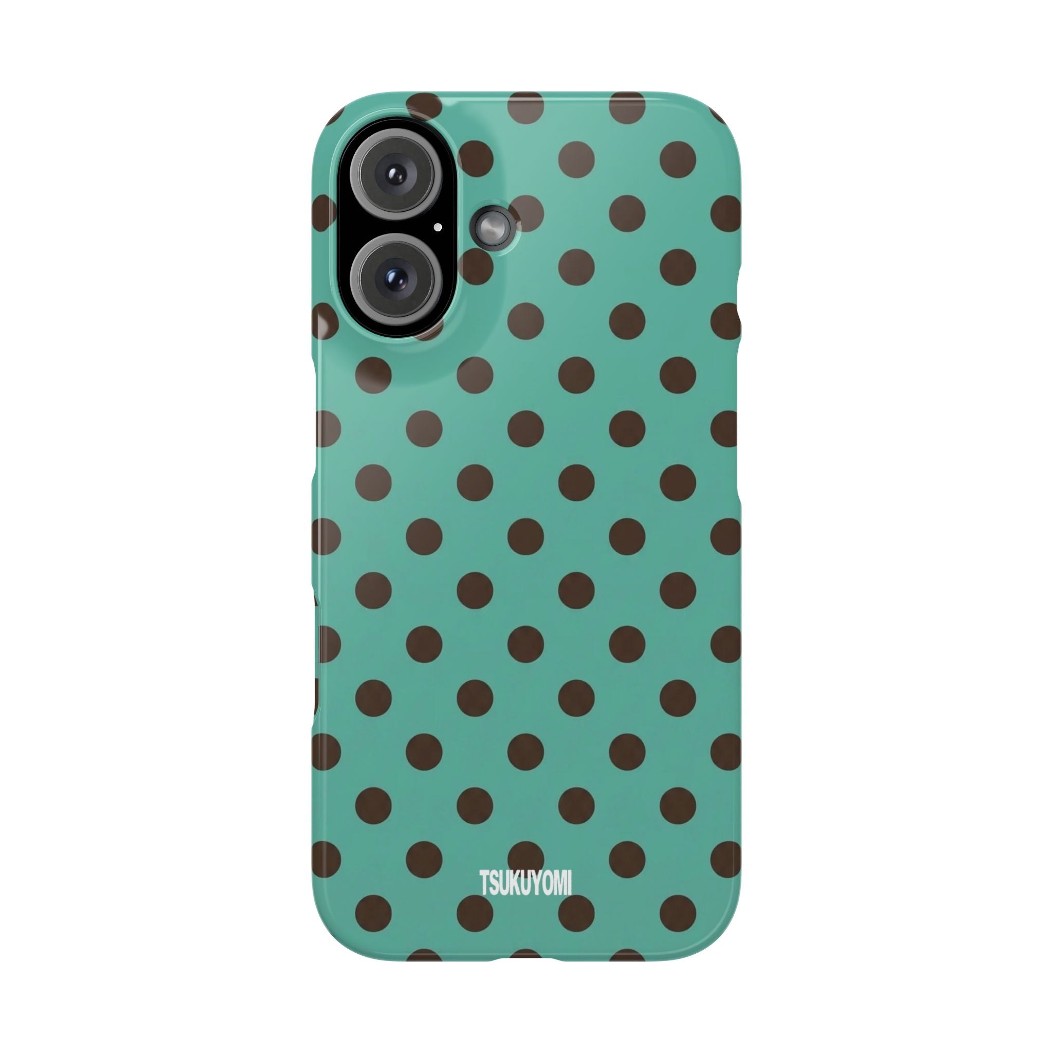 Palm Espresso Polka Dot Phone Case