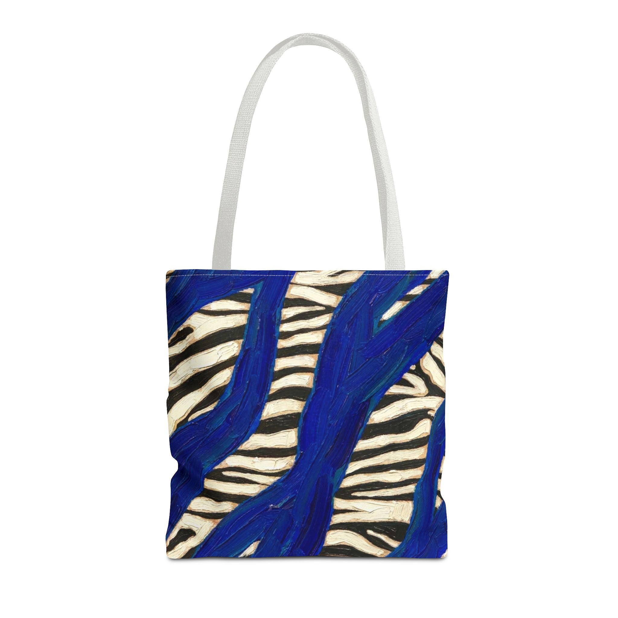 Electric Zebra Tote Bag