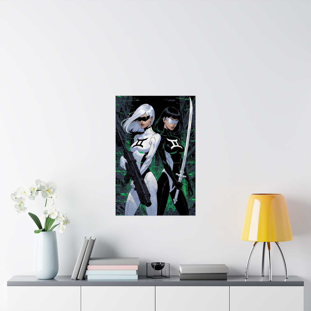 Gemini Superhero Art Print