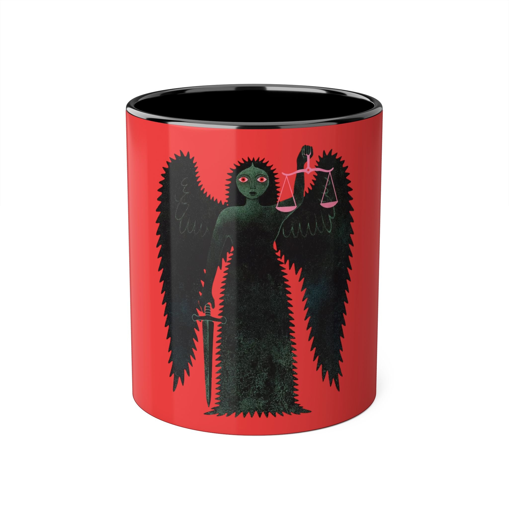 Libra Zodiac Sign Illustrated Mug | Astrology 11oz Coffee Mug | Horoscope Art Mug