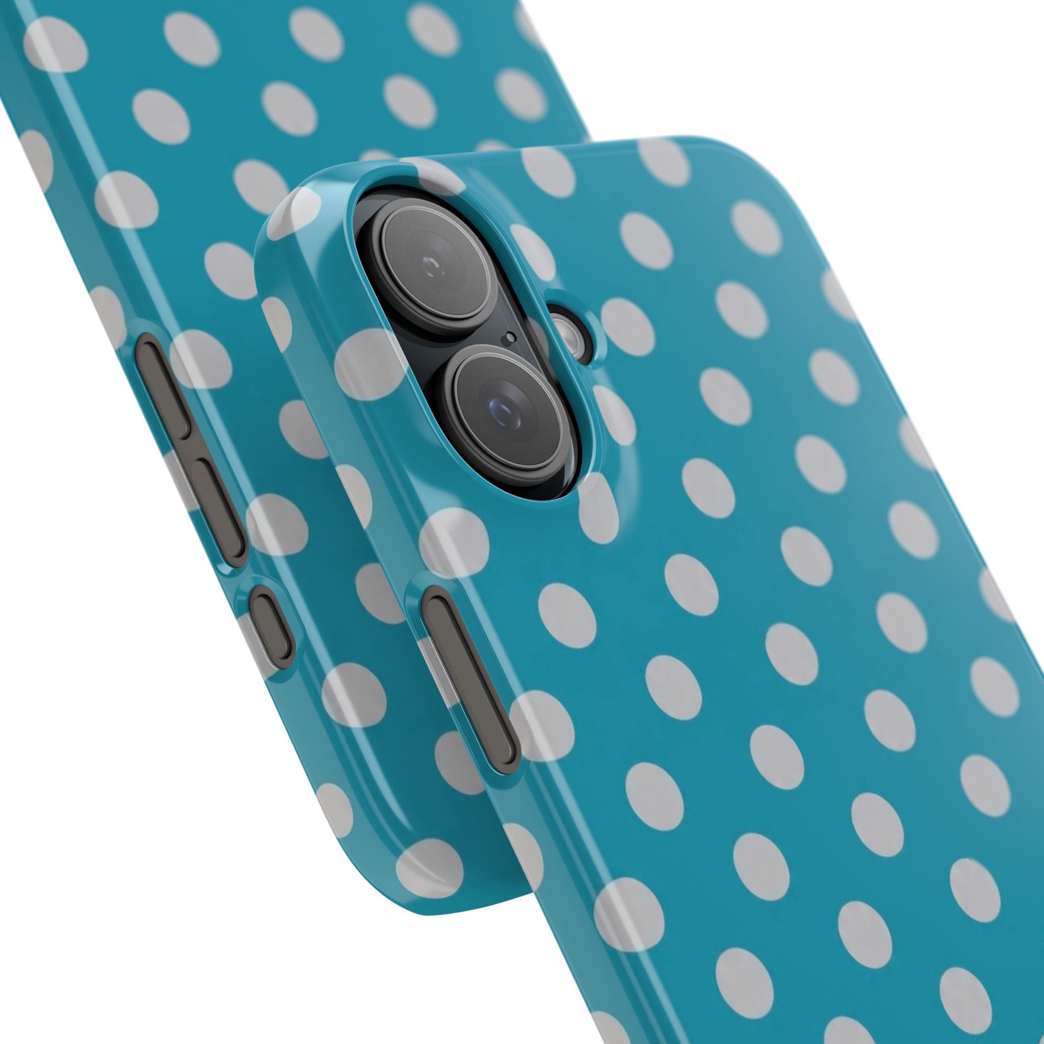 Blue Grotto Polka Dot Phone Case
