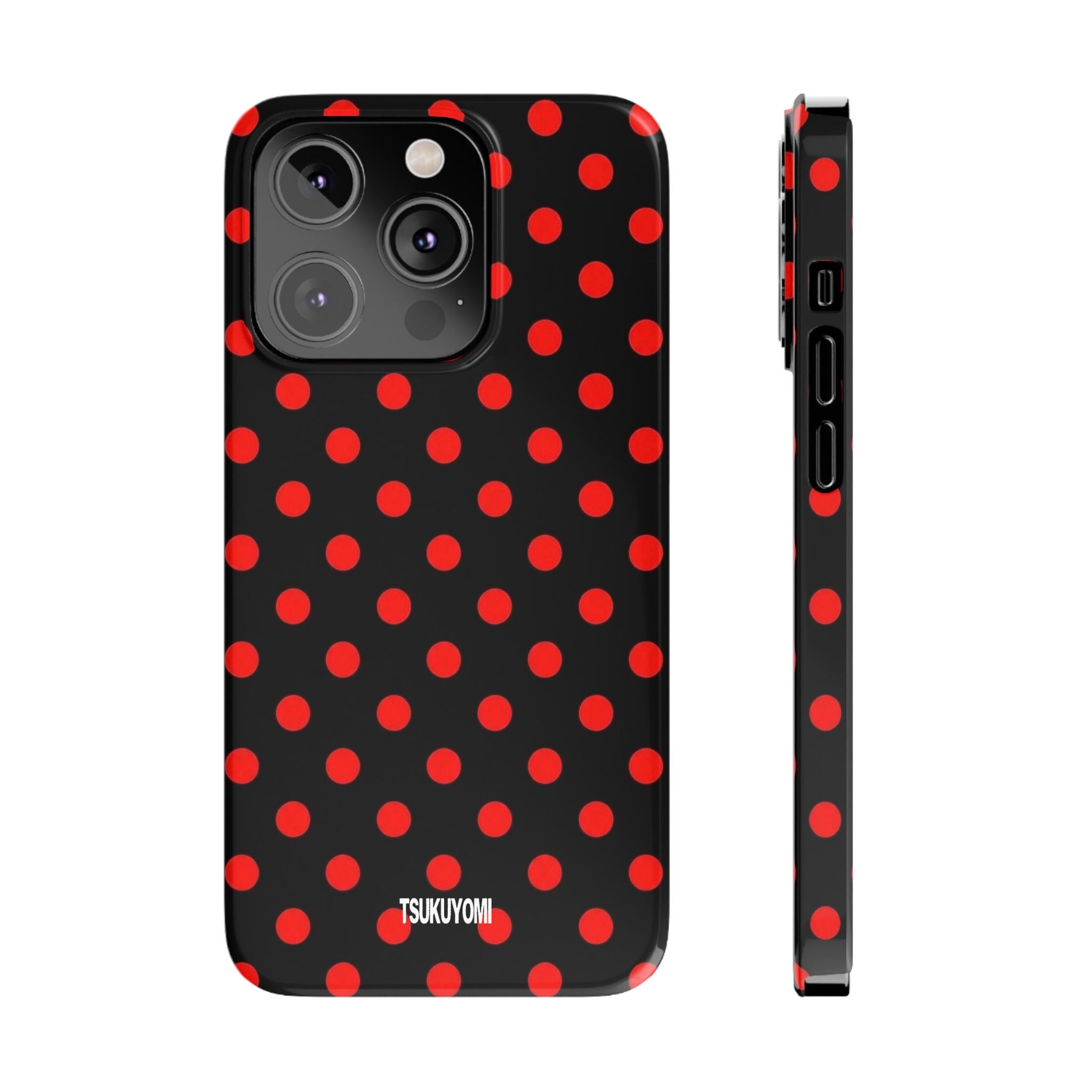 Black Widow Polka Dot Phone Case