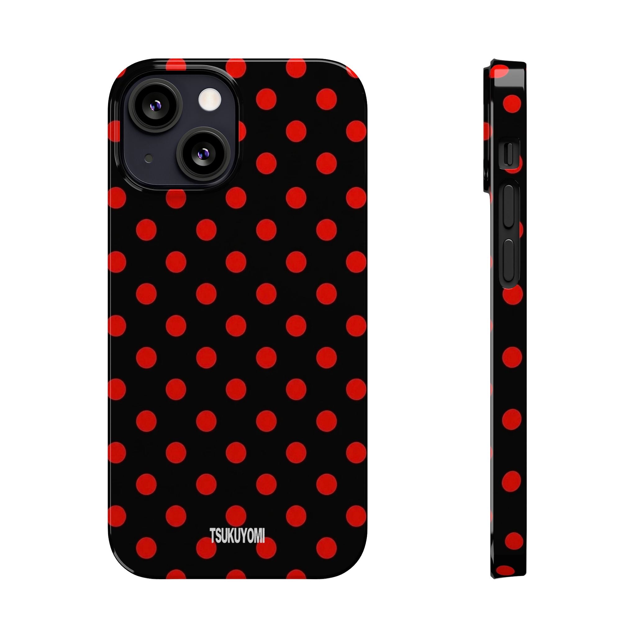 Black Widow Polka Dot Phone Case