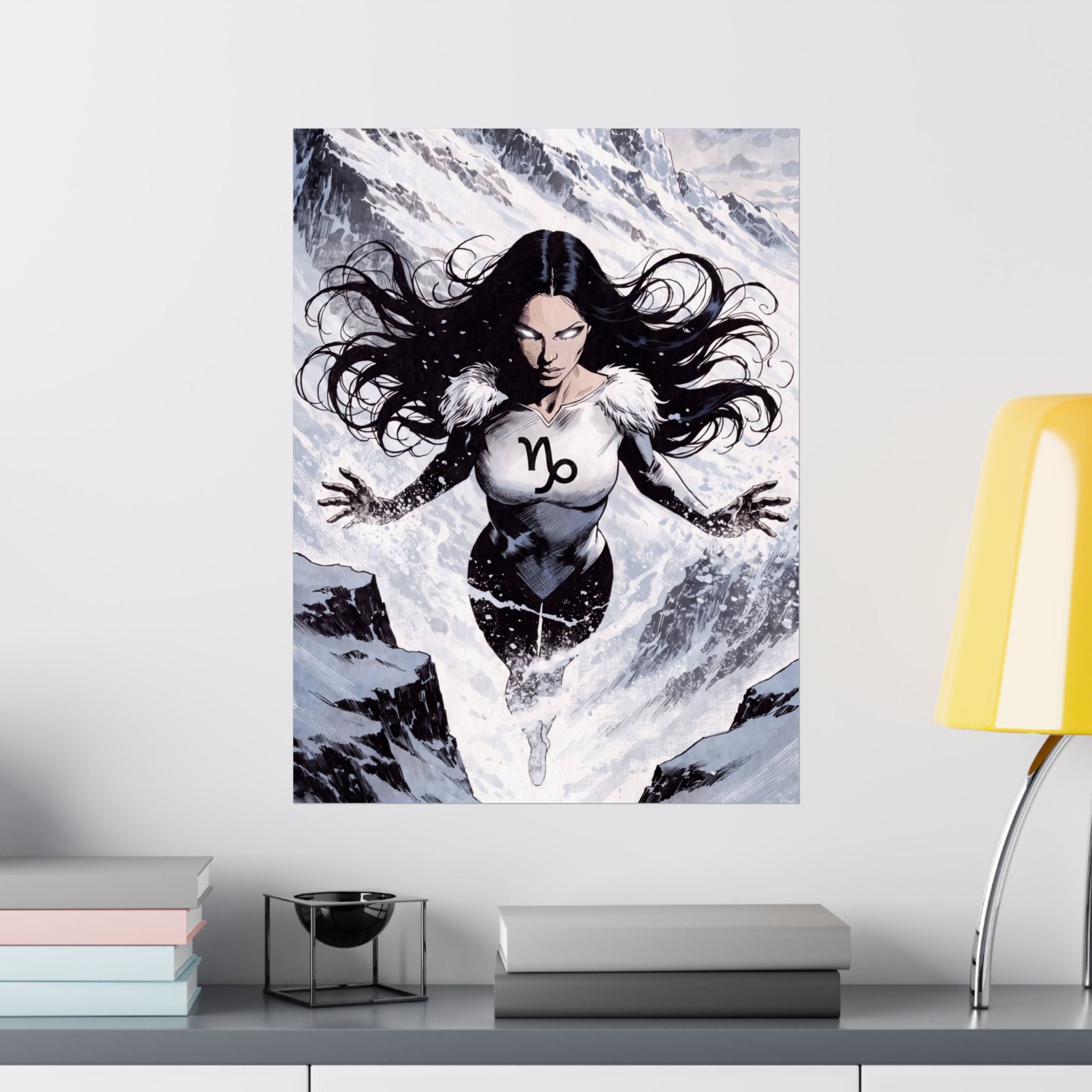 Capricorn Superhero Art Print