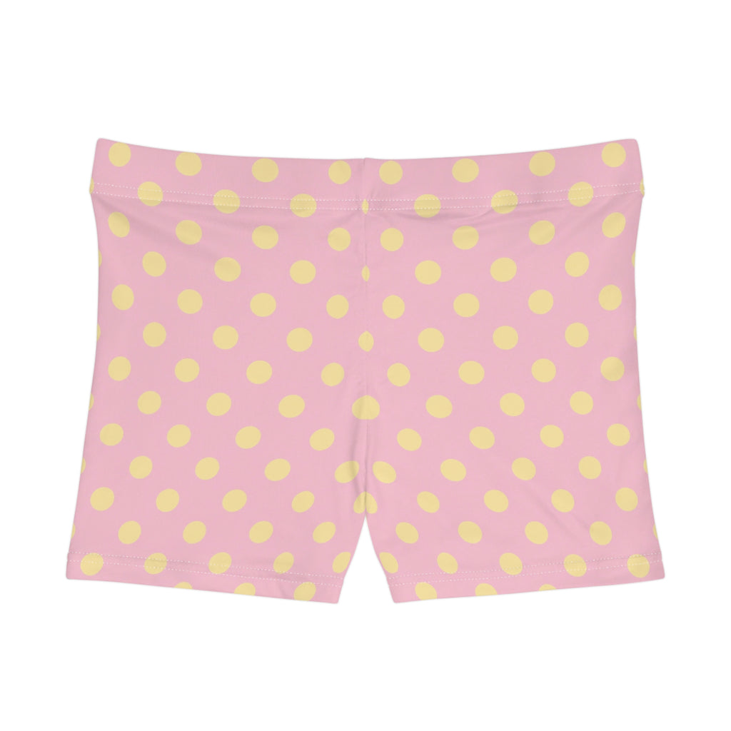 Strawberry Butter Polka Dot Mini Shorts