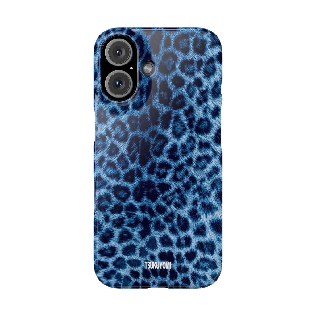 Blue Leopard Phone Case
