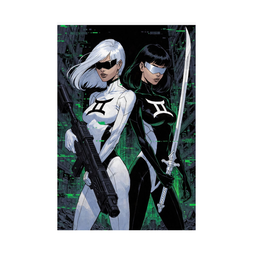Gemini Superhero Art Print