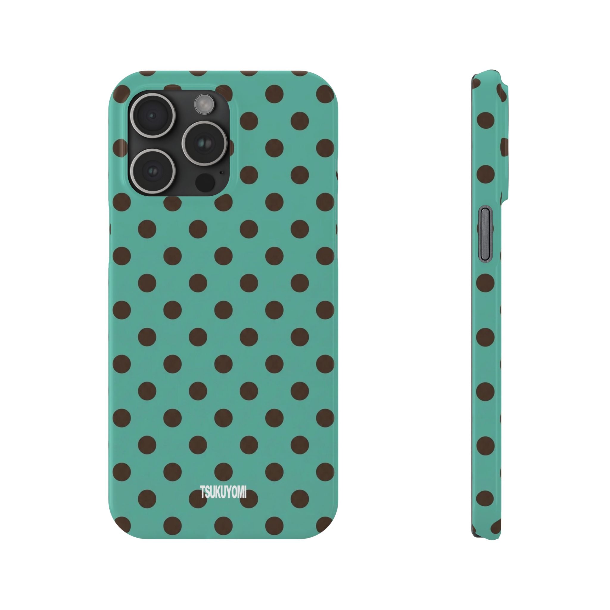 Palm Espresso Polka Dot Phone Case