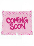 Pink Polka Dot Mini Shorts