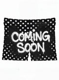 Black & White Polka Dot Mini Shorts
